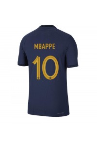 Ranska Kylian Mbappe #10 Jalkapallovaatteet Kotipaita MM-kisat 2022 Lyhythihainen